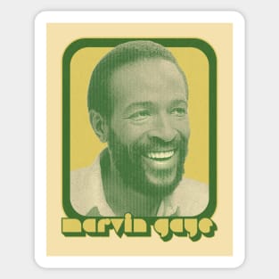 Marvin Gaye / 70s Retro Style Original Design Sticker